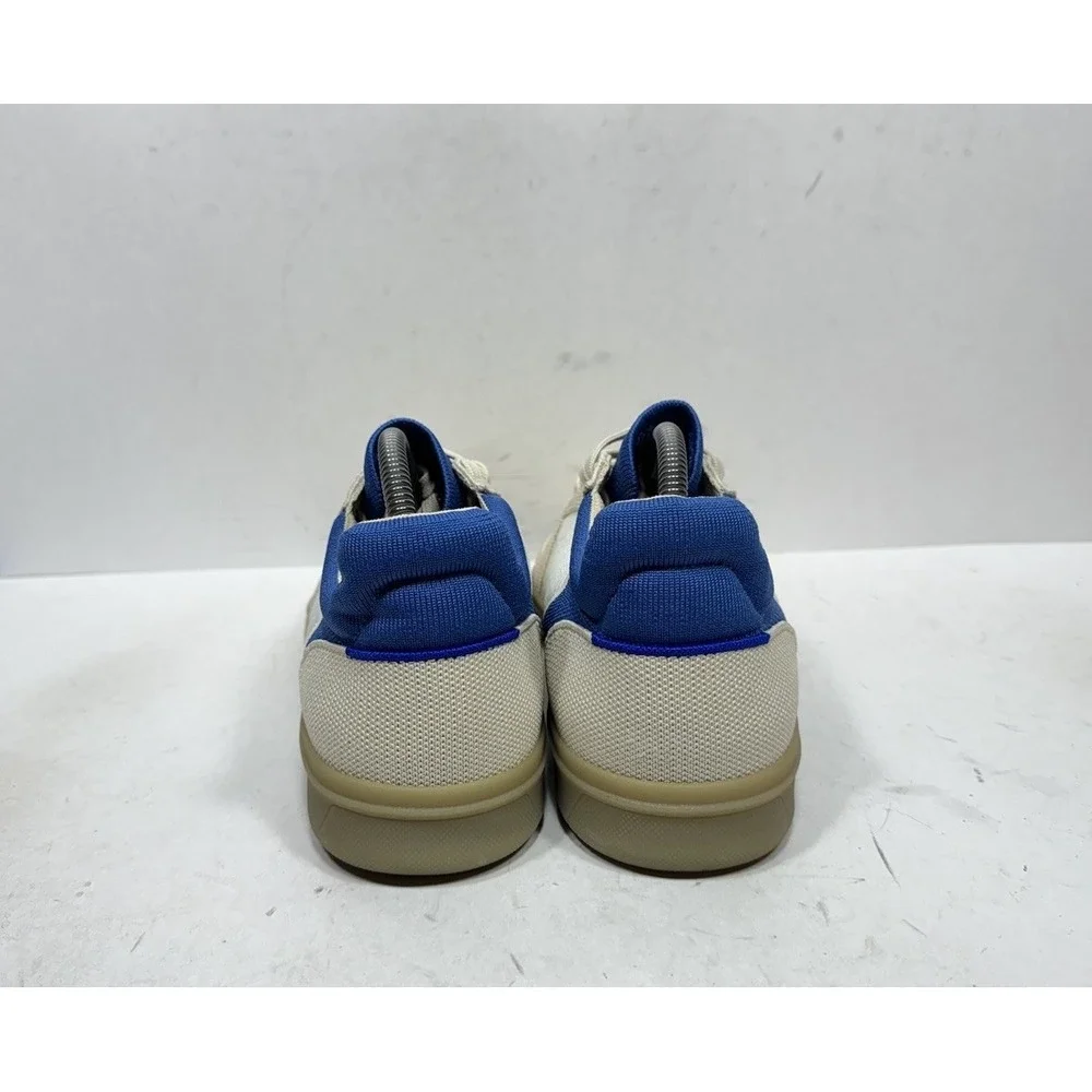 Rothy's The RS01 Mens Size 9 Casual Knitted Sneaker Shoes‎ Coastal Blue Cream